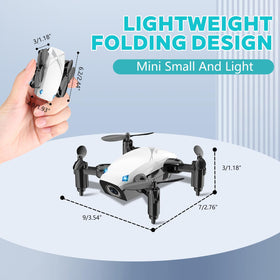 SUMEAUT drone includes two rechargeable batteries for extended sessions.