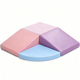 Sumbababy climbing foam blocks purple pink for safe indoor play and learning