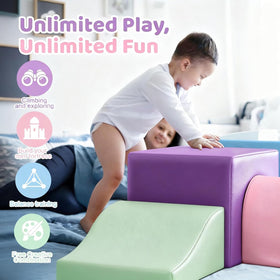 Sumbababy foam blocks enable creative stacking and building play