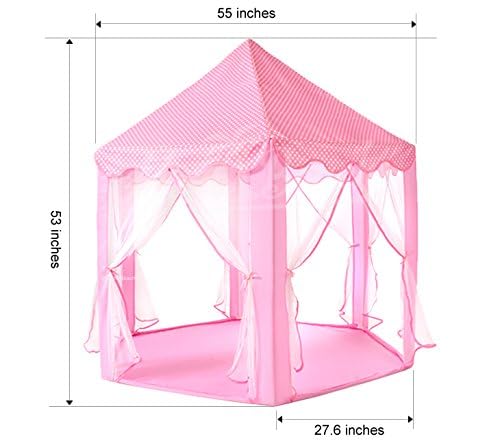 Sumbababy Hexagon playhouse interior view for spacious pretend play at home