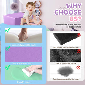 Sumbababy foam blocks ramp offers versatile routes for climbing and crawling