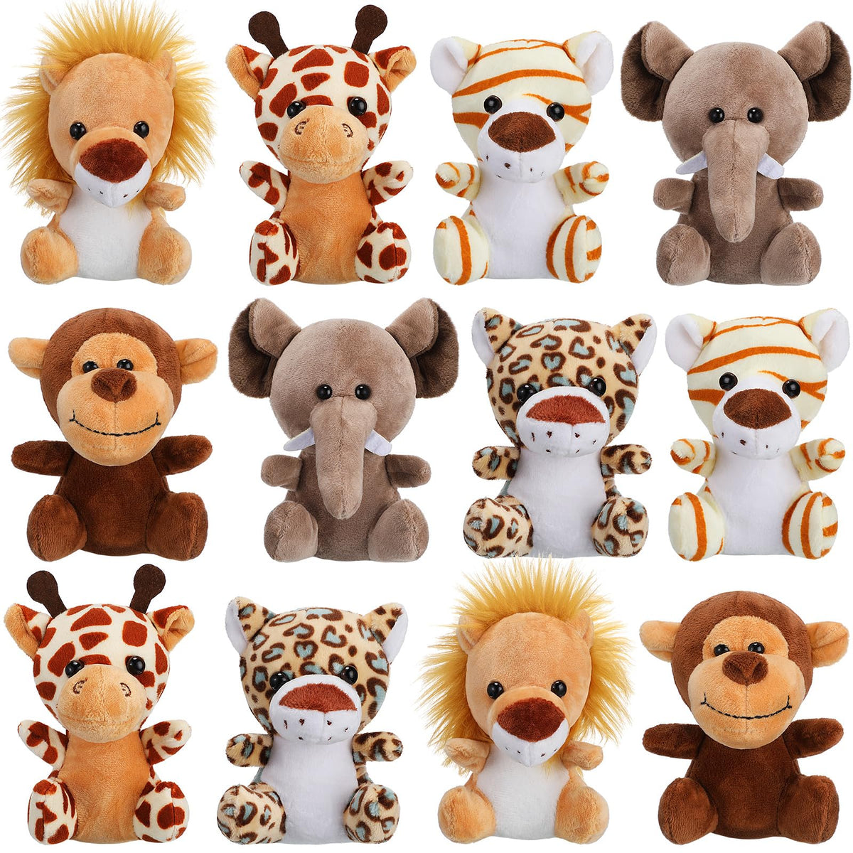 Sumind lion plush toy, 4.8 inches, soft jungle decor and cuddle companion.