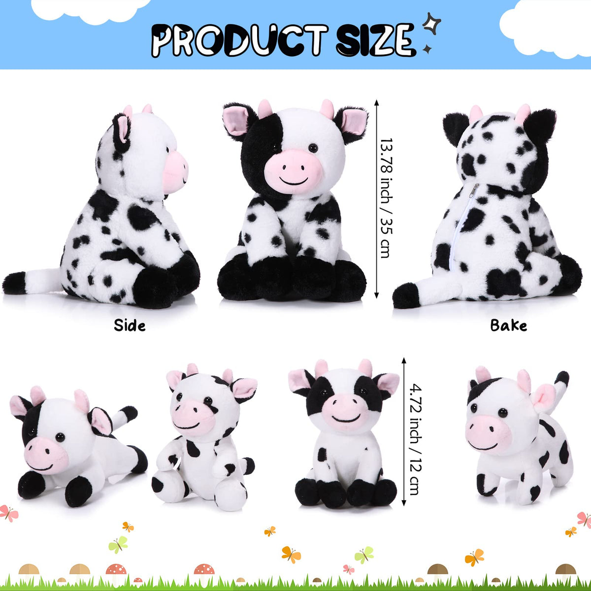 Sumind calf plush in playful poses ready for storytelling and cuddles