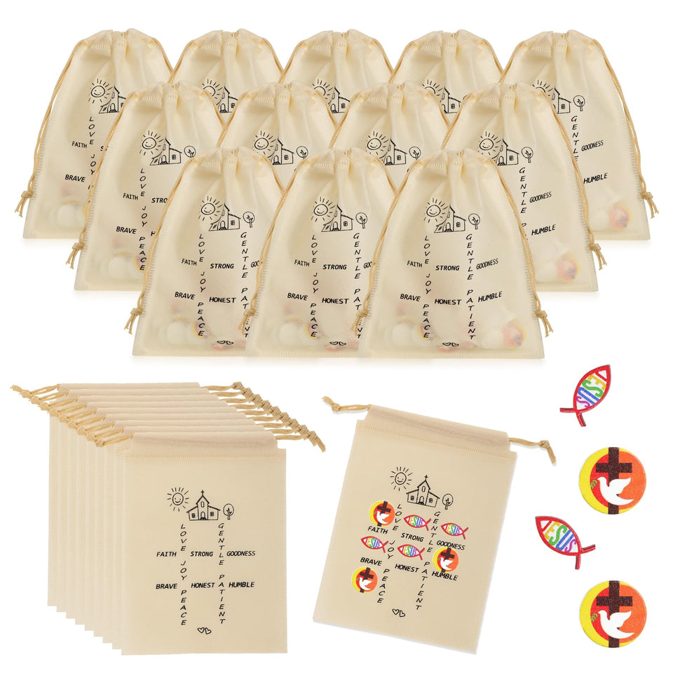 Sumind Christian tic tac toe game set with wooden pieces for family game night