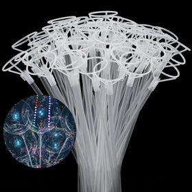 Sumind clear balloon holder assembly shows sturdy parts for fast party setup