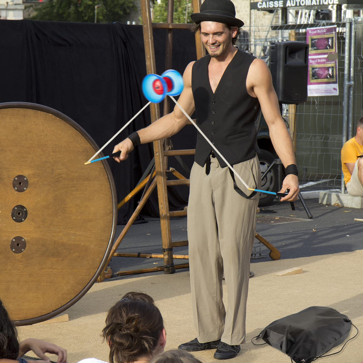 Sumind diabolo in action for outdoor play and skill-building.