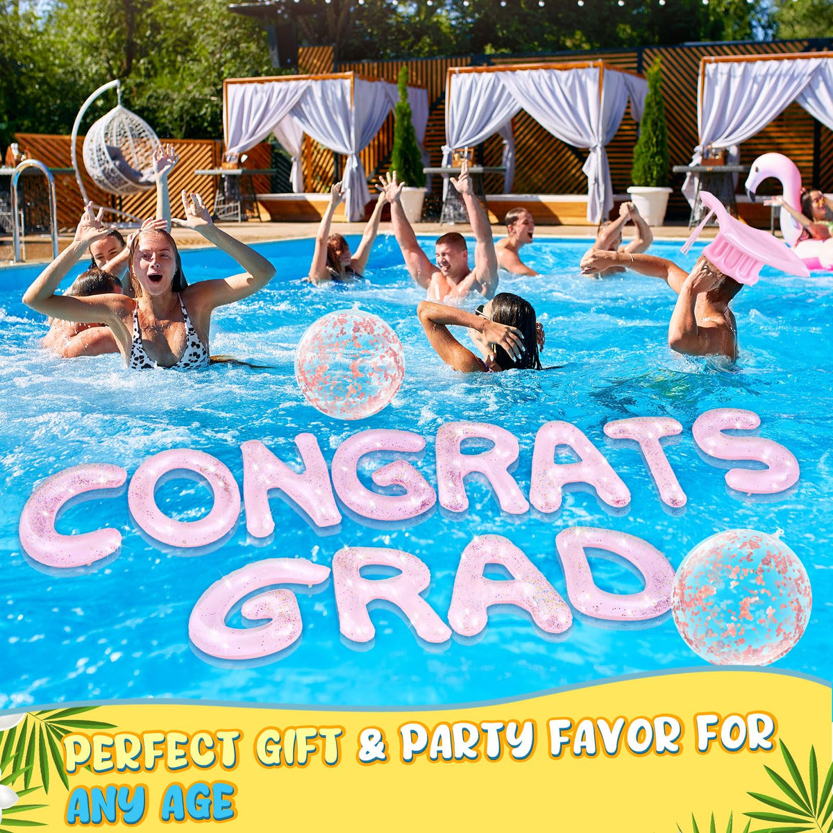 Sumind pink glitter beach ball captures sunlight for party sparkle