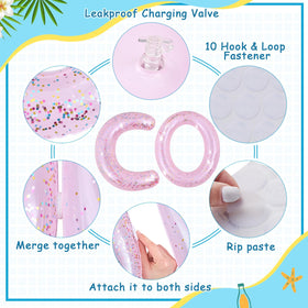 Sumind second pink glitter beach ball for additional shine