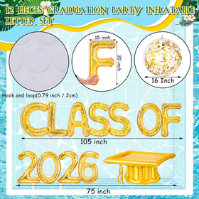 Sumind graduation cap float adds iconic symbol for poolside festivities and photo ops.