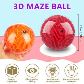Sumind green 3D puzzle maze ball for concentration and challenge