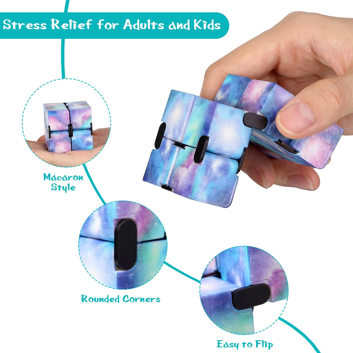 Sumind Infinity Cube Starry colors spread for visual appeal and creative play.