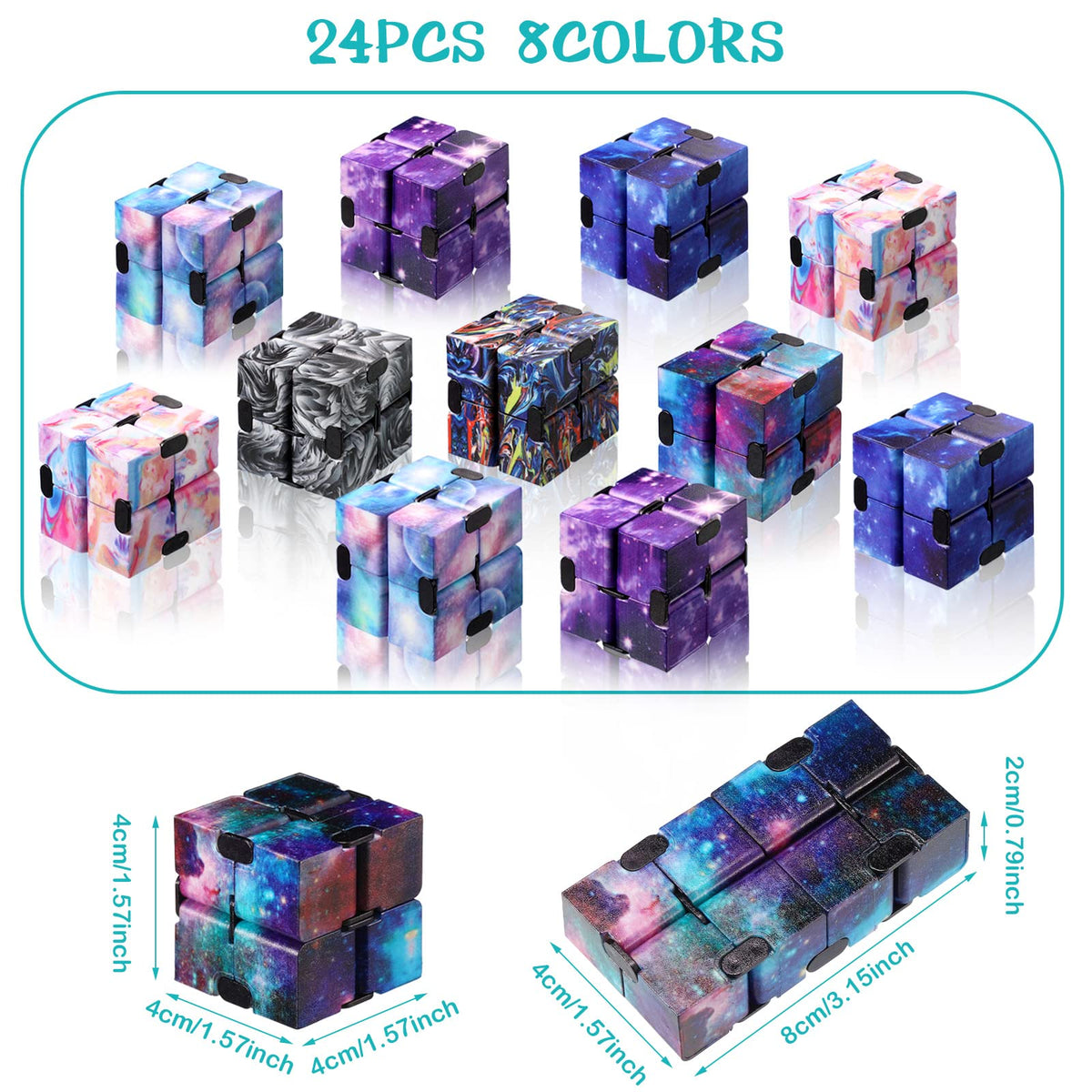 Sumind Infinity Cube Starry side view highlights smooth edges and compact form.