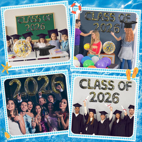 Sumind inflatable pool decor set elevates graduation photos