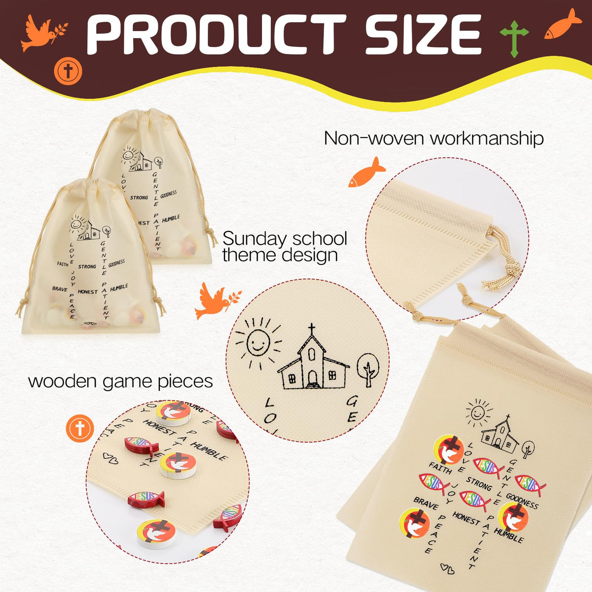Sumind Jesus fish symbols packaged as gifts for kids