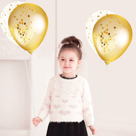 Sumind long clear balloon sticks provide stable, height-friendly support