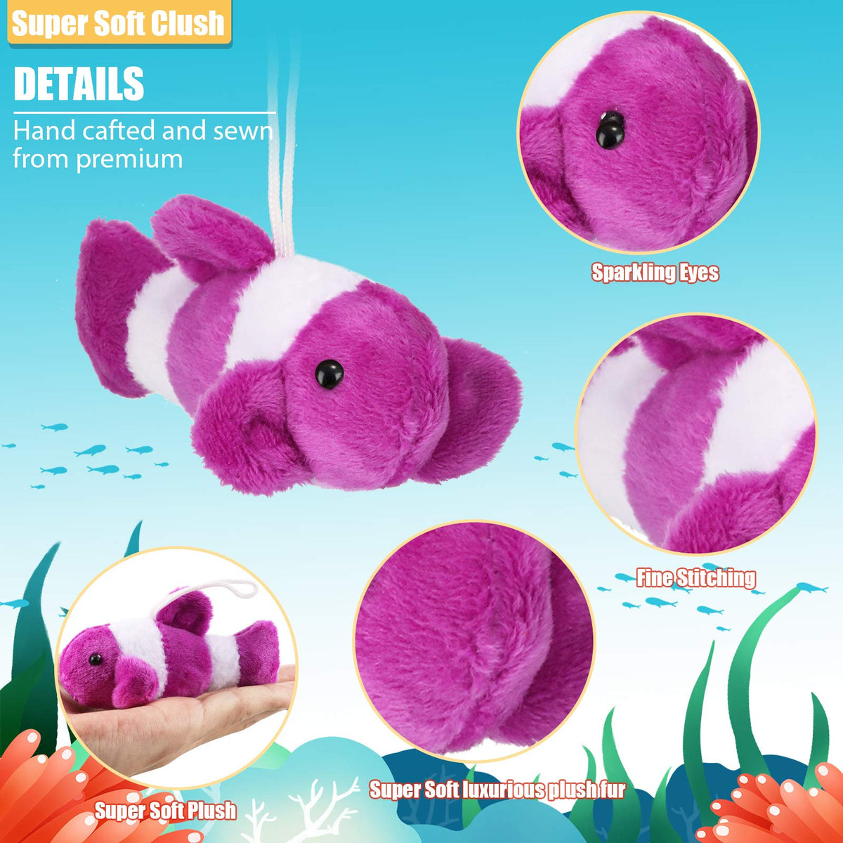 Sumind ocean plush lobster, vibrant color for gift bags