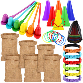 Sumind burlap sack race bags ready for backyard competition and laughter