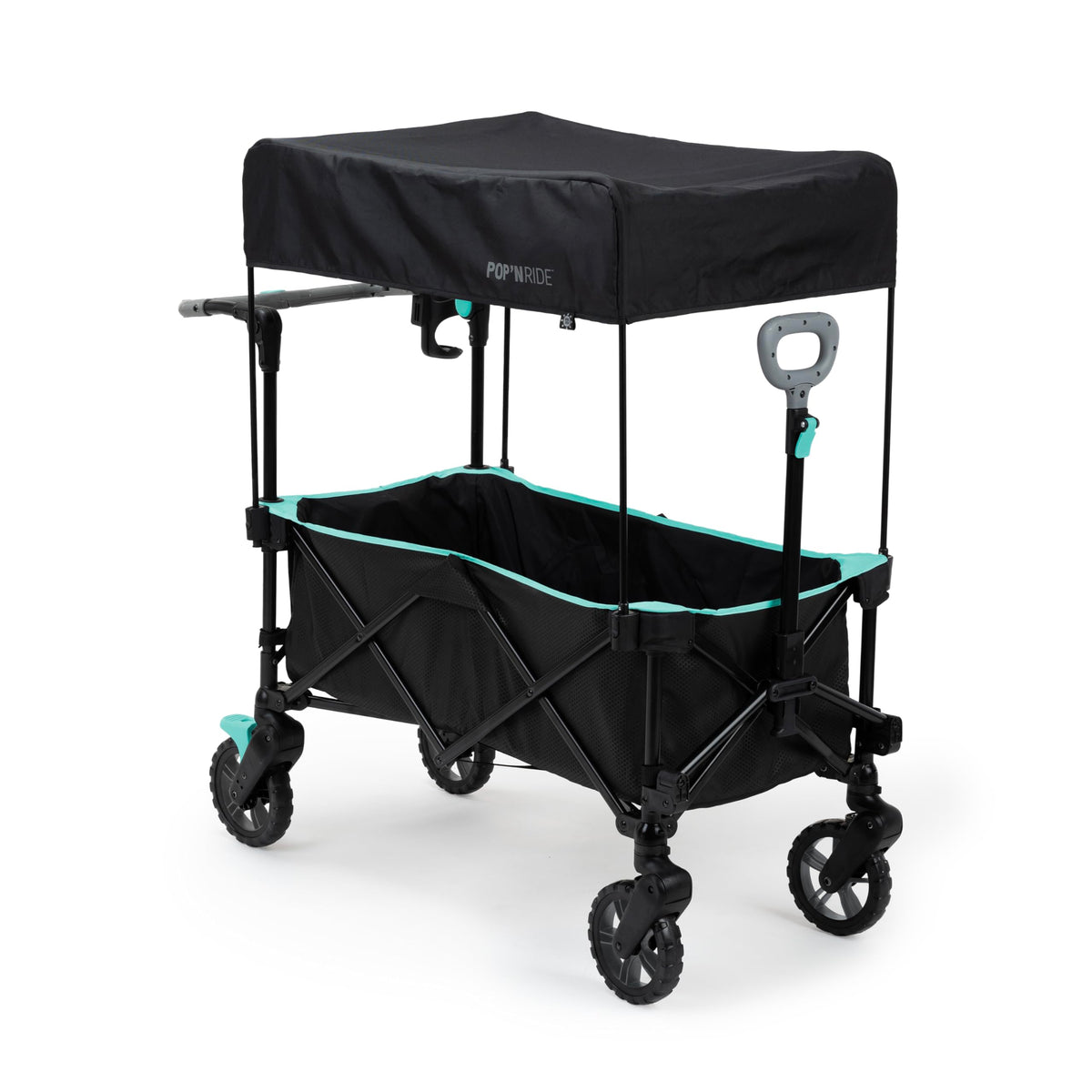 Summer Infant Pop 'N Ride folded for compact storage and travel convenience.