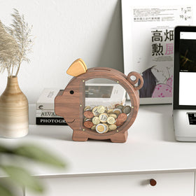 Summidate decorative piggy bank complements home decor