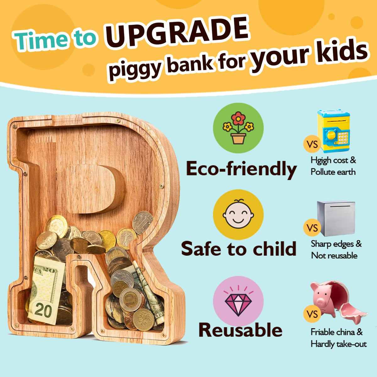 Summidate included letter stickers for extra customization and creativity.