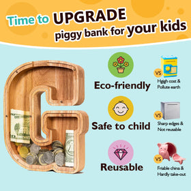 SummiDate letter G design highlights the initial and sparks imaginative play.