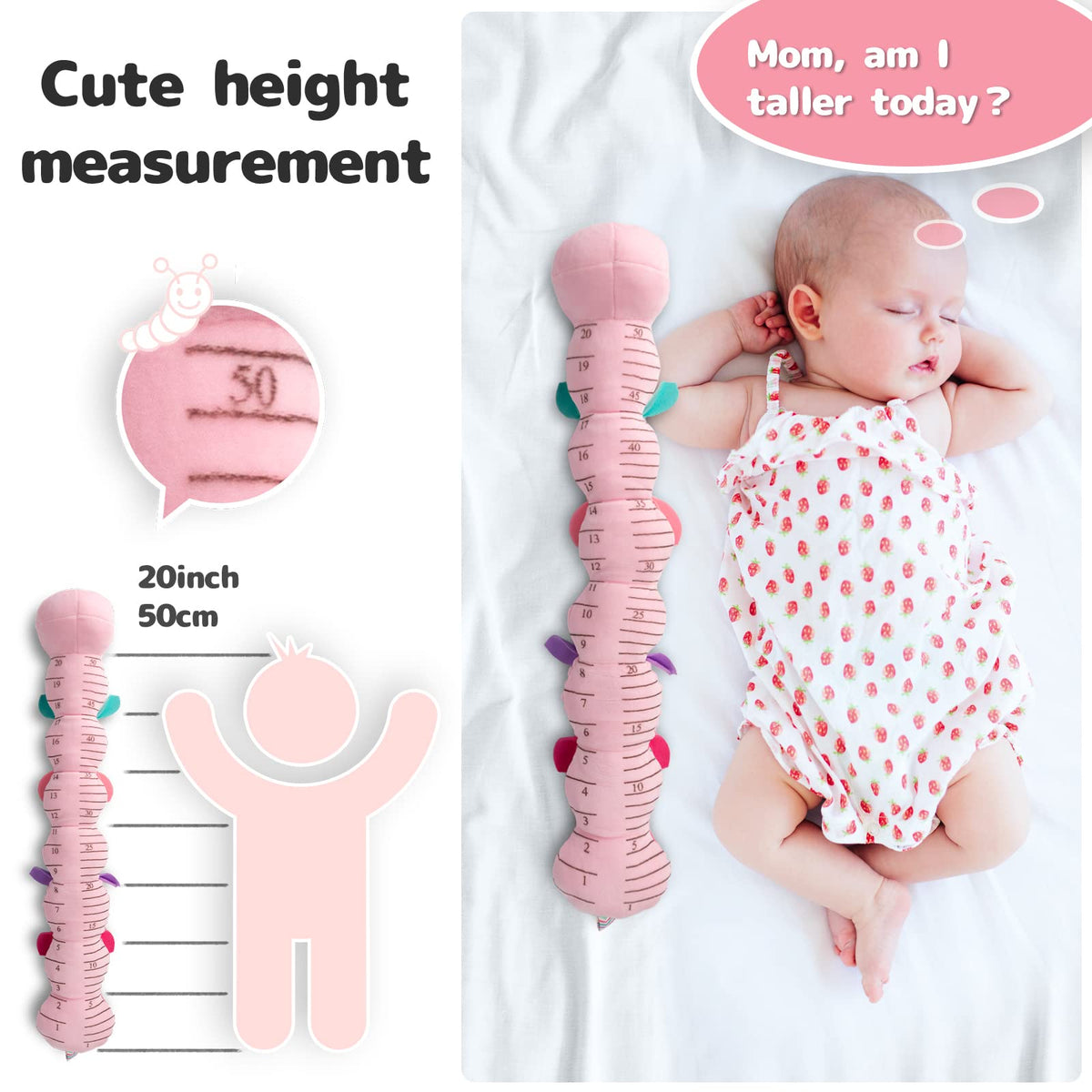 Sumobaby Caterpillar showcases vibrant colors and textures for visual engagement.
