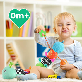 Sumobaby blue-leaf sensory playset offering versatile early learning experiences.