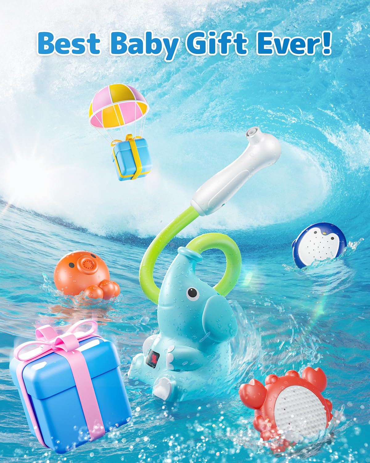 Sumobaby USB-charging design keeps bath toys ready