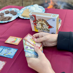 Sun Company Camping with Sasquatch suits ages 6 and up for family moments.
