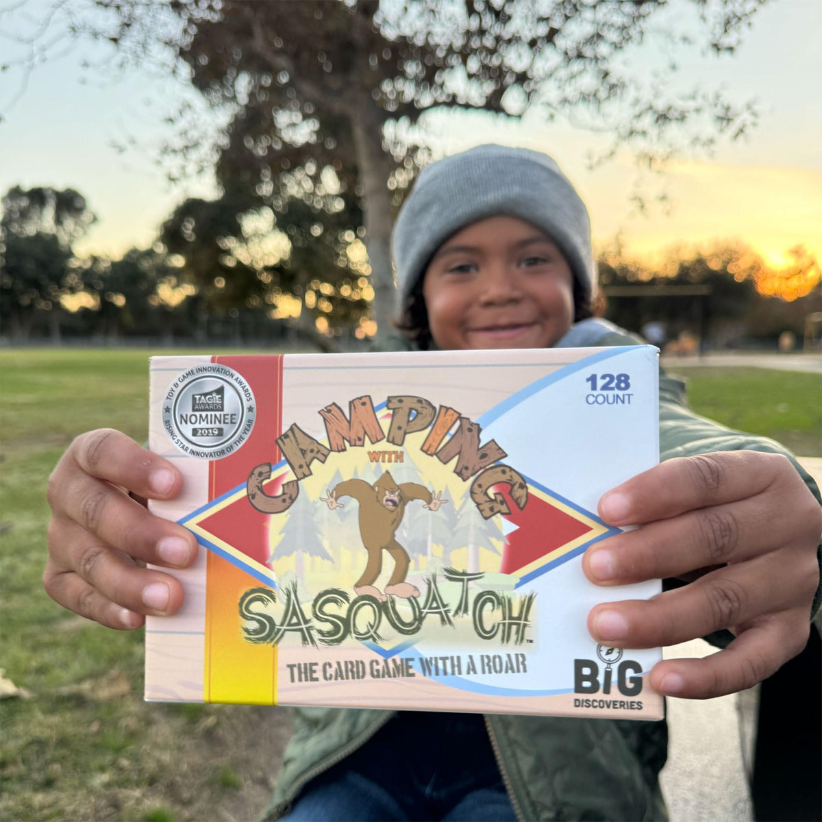 Sun Company Sasquatch game plays in 10-20 minutes for quick sessions.