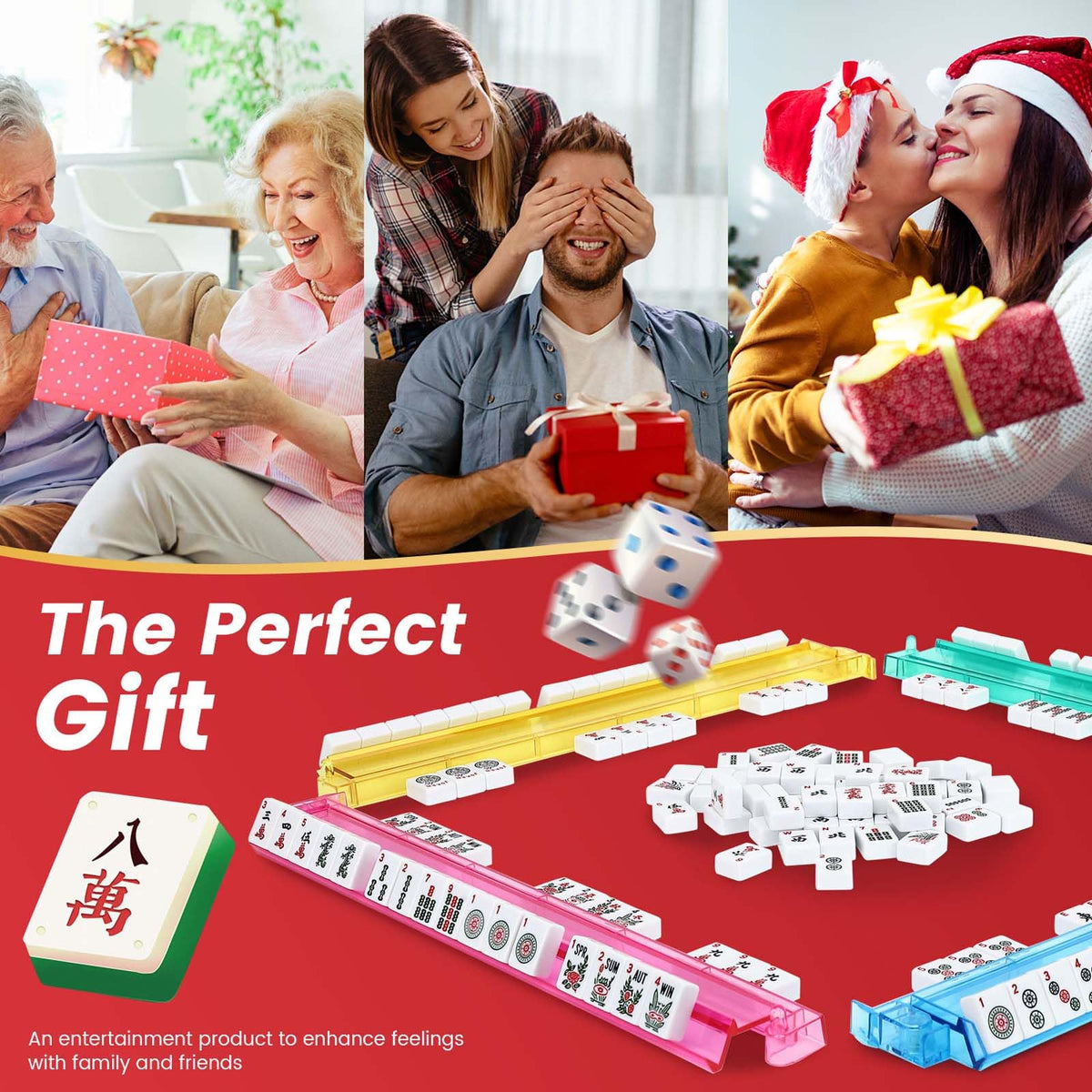 Gift-ready design adds elegance to any game night