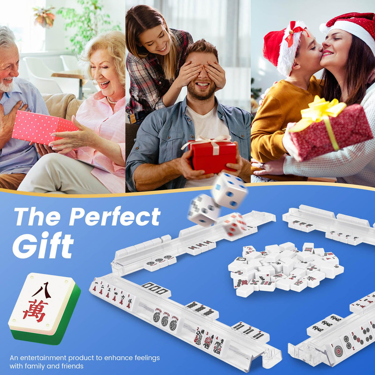 Suncle mahjong racks packaging ready for gifting and unboxing
