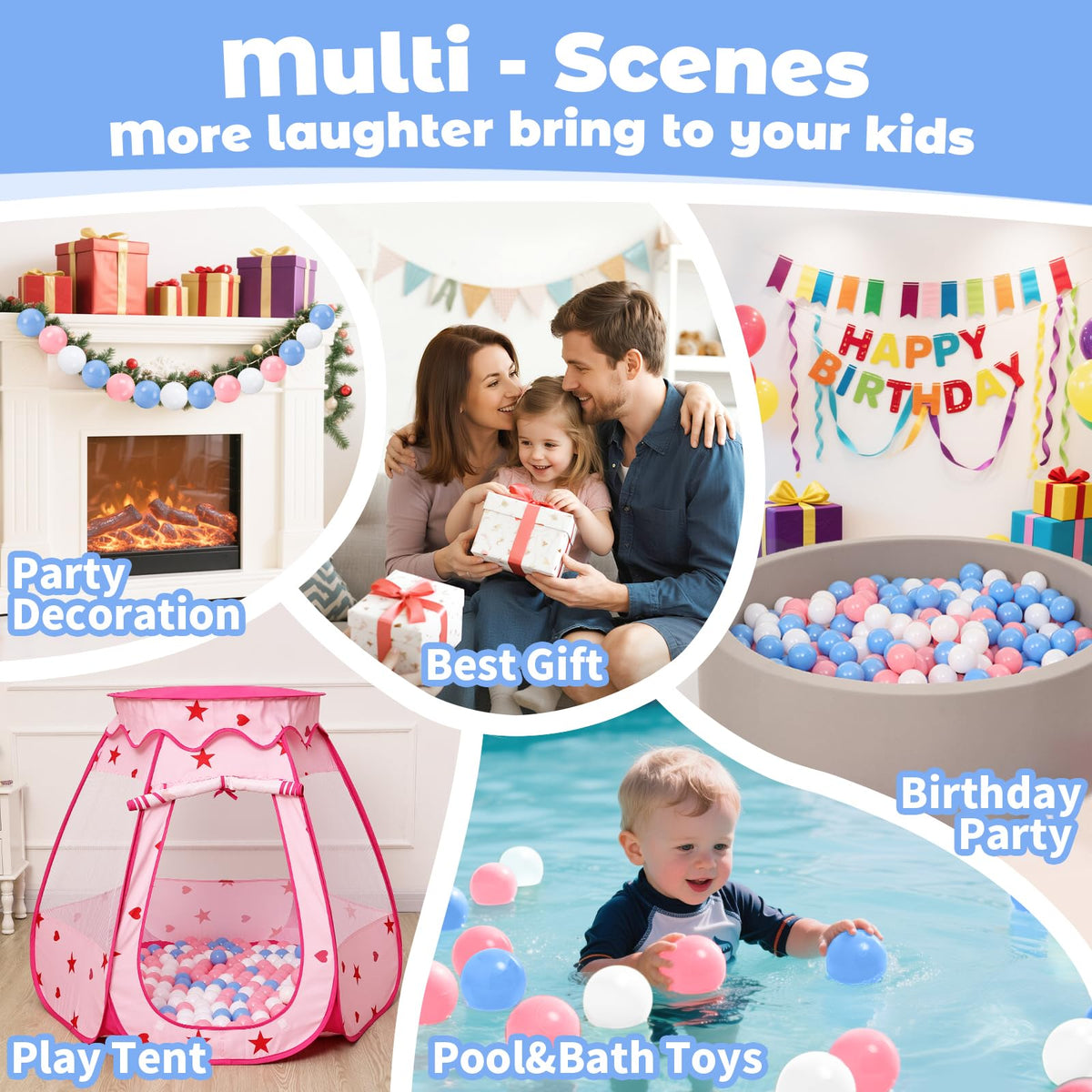 Suncuber durable balls withstand tosses and bumps in both home and daycare.