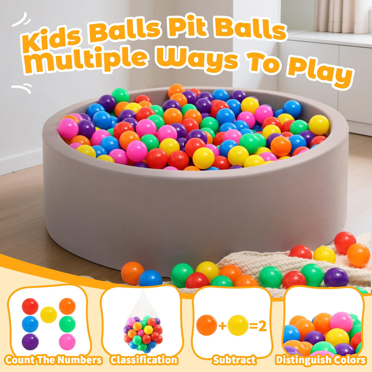 Suncuber crush-resistant lightweight balls for durable play.
