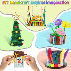 Sundaymot fuzzy sticks invite tactile creativity and quick craft ideas for kids.