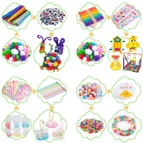 Sundaymot pom-poms add color and texture for playful decorations.