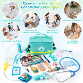Sundaymot Doctor Kit canvas bag enables easy storage and portable play