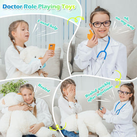 Sundaymot Doctor Kit coat for child-friendly doctor role-play with durable, safe design