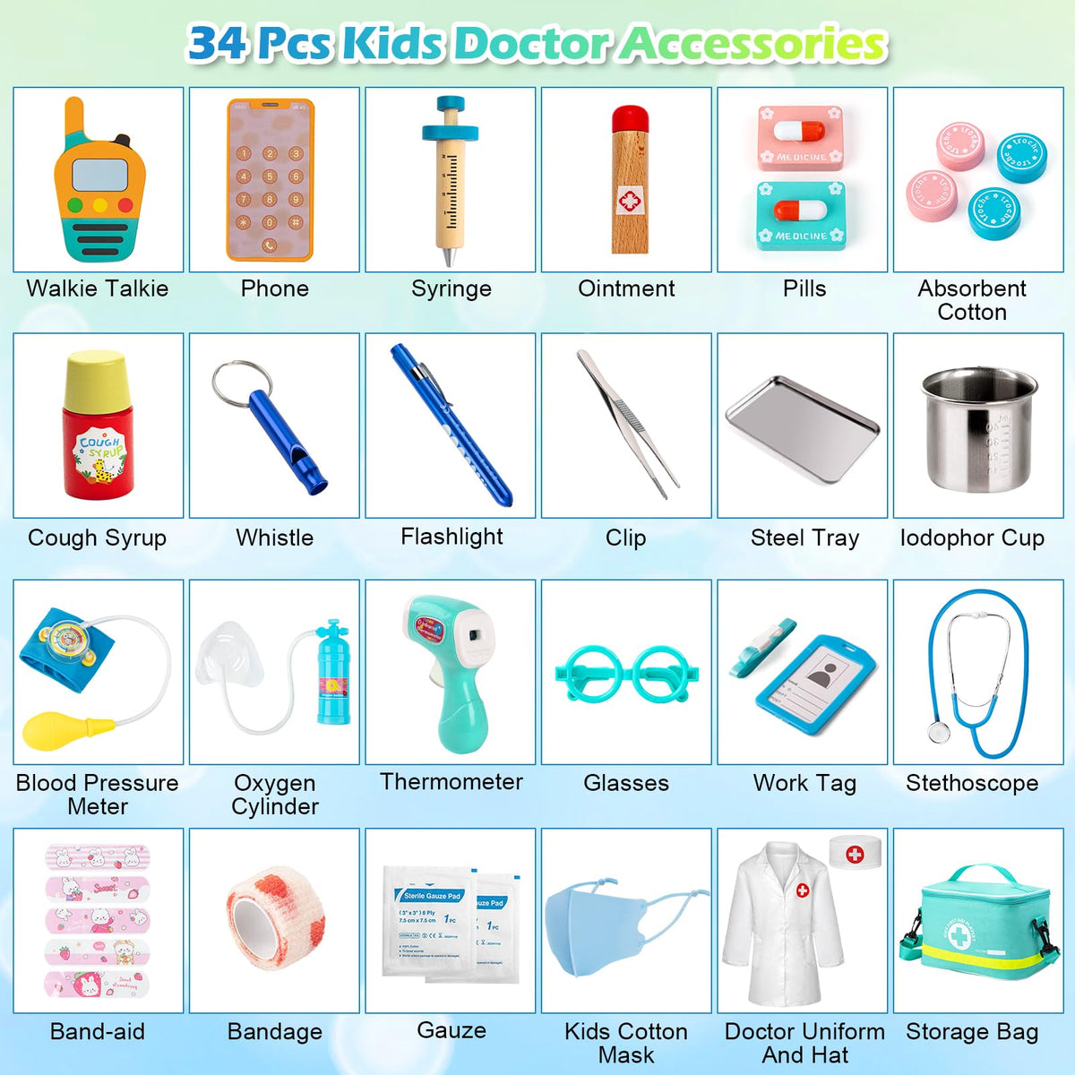 Sundaymot Doctor Kit face mask as a realistic prop for role-play and hygiene awareness