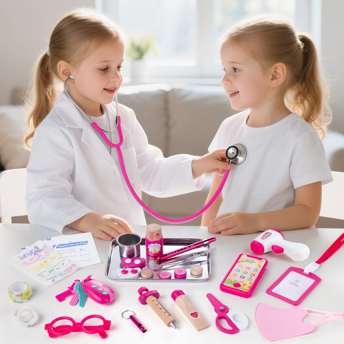 Sundaymot doctor kit mobile phone for pretend communication during rounds