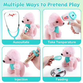 Sundaymot Doctor Kit wooden syringe offers safe, tactile pretend tools