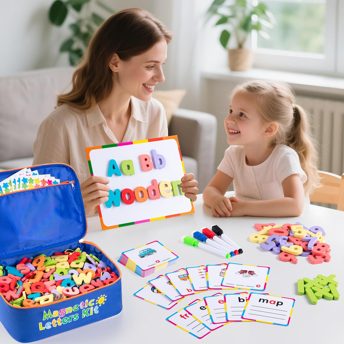 Sundaymot letter cards starter set for quick word-building activities.