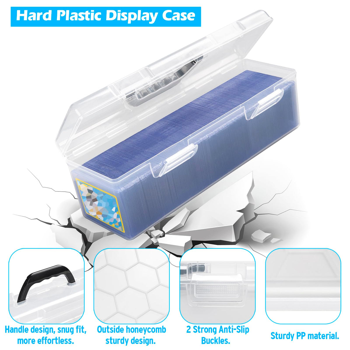 SUNEZLGO honeycomb-structure emphasizes durable, deformation-resistant materials guarding your cards.