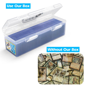 SUNEZLGO transparent-lid view illustrates quick card identification at a glance.