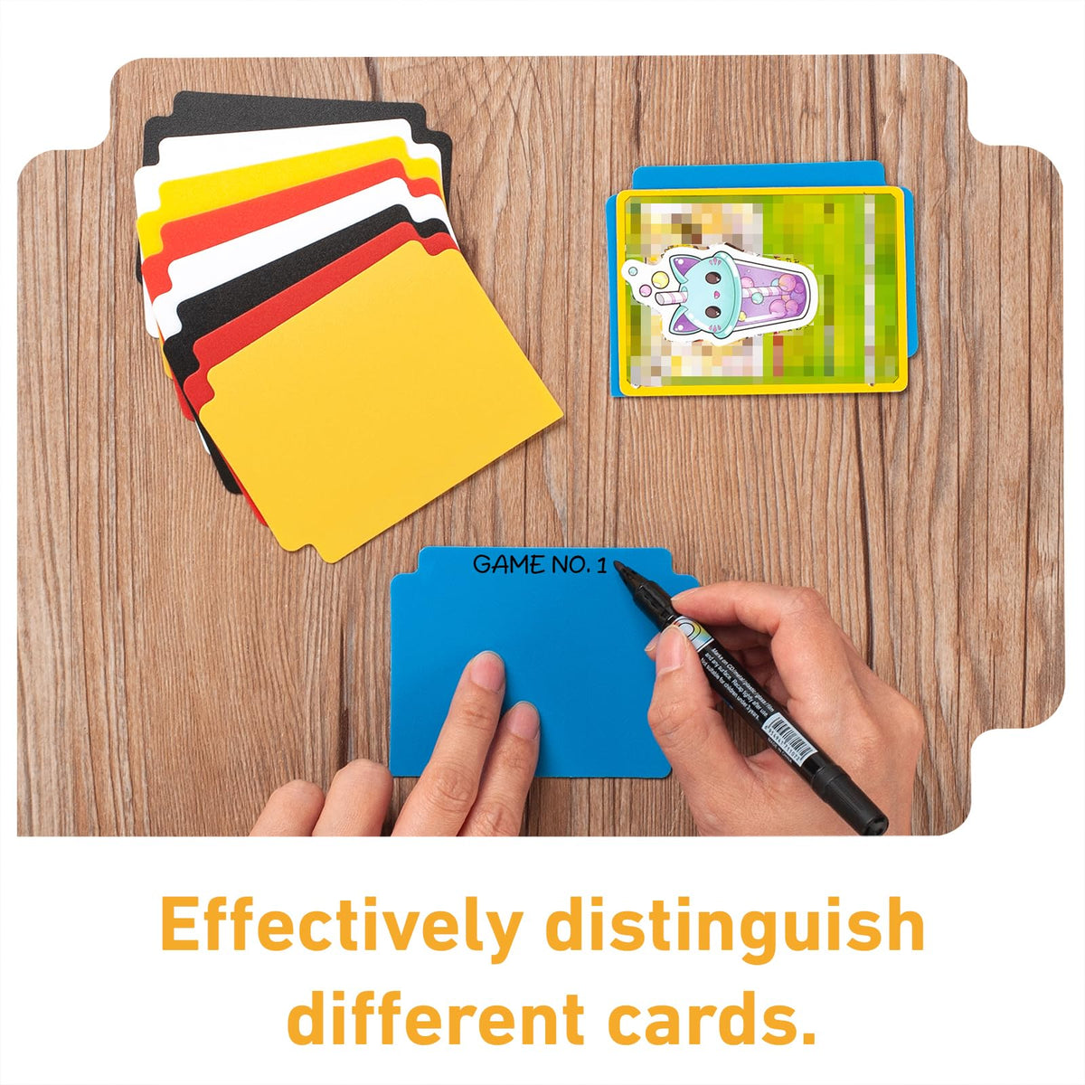 SUNEZLGO waterproof and scratch-resistant surface protects cards