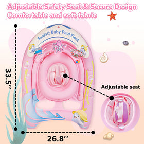 SUNFATT UPF 50+ canopy shields baby's face on sunny days.