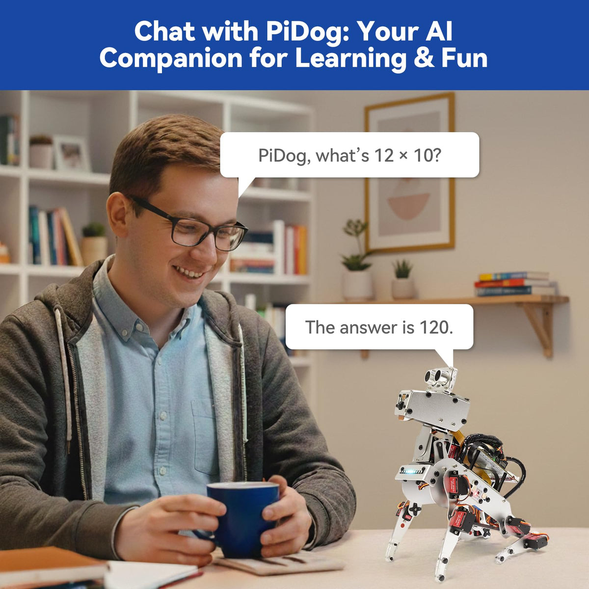 SunFounder AI Robot Kit app control interface on mobile