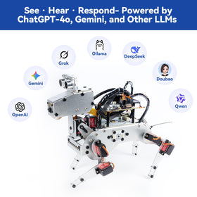SunFounder AI Robot Kit voice command with ChatGPT-4o in action