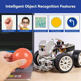 PiCar-X camera and microphone enabling visual recognition