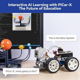 PiCar-X line following module in action for navigation